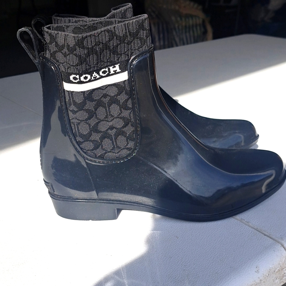 Coach Rivington rain boots